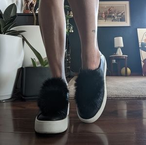 Steve Madden Puff Ball Sneaker